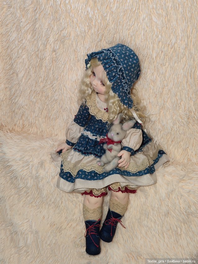 Кукла текстильная будуарная (фото 8)