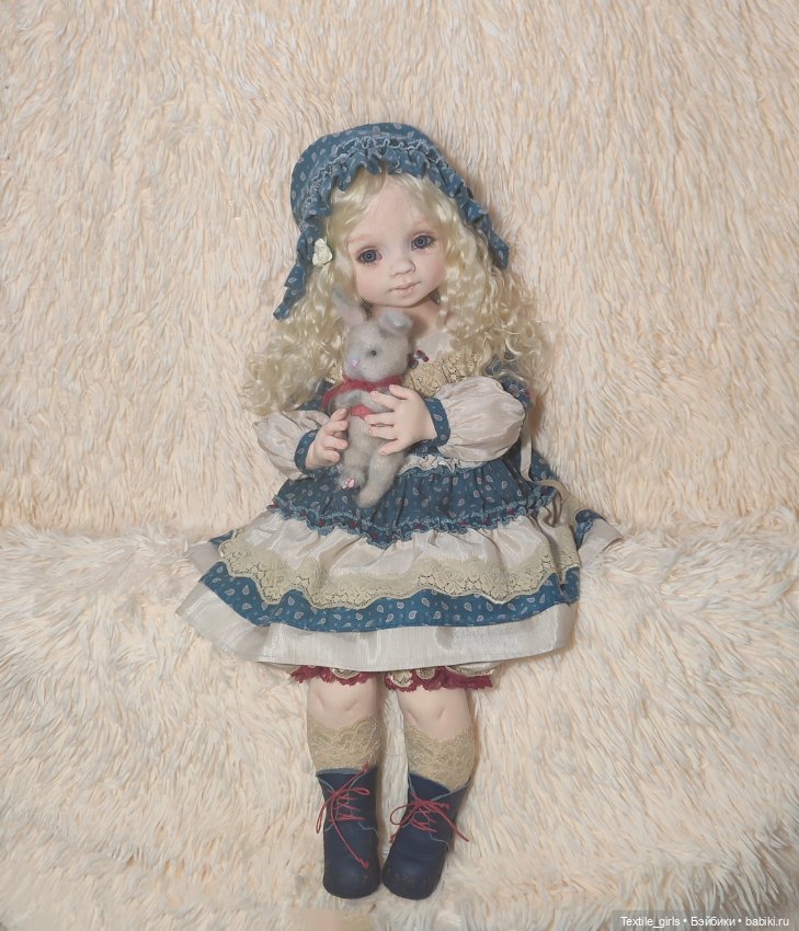 Кукла текстильная будуарная (фото 10)