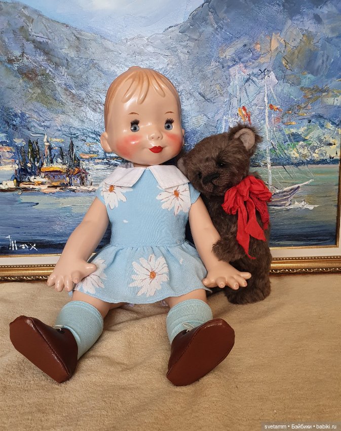 Новенькая прессопилочная кукла. Малышка