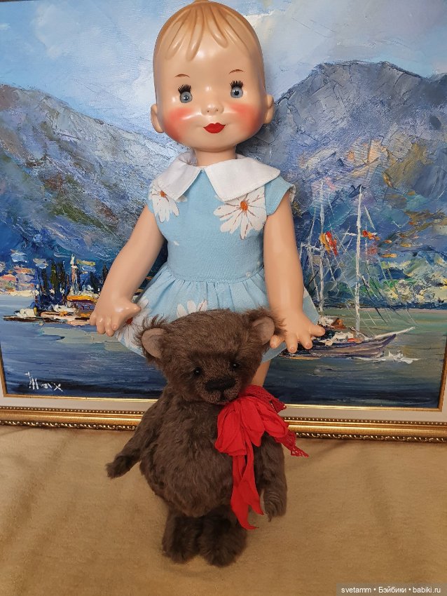 Новенькая прессопилочная кукла. Малышка