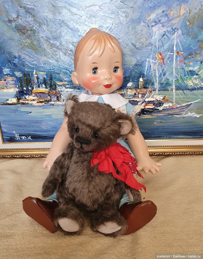 Новенькая прессопилочная кукла. Малышка