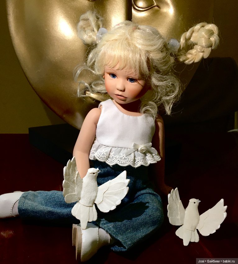 Красавица Lea с голубками от Gabriele Muller 2008 (фото 7)