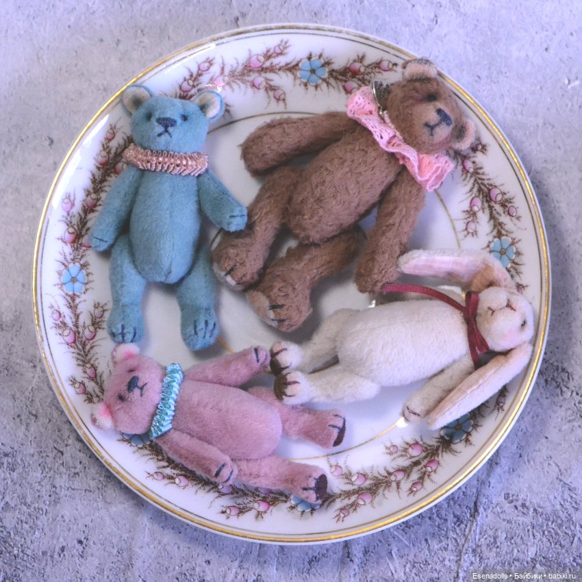 Мини зверики — Текстильные игрушки и примитивы: кофейные (фото 3)