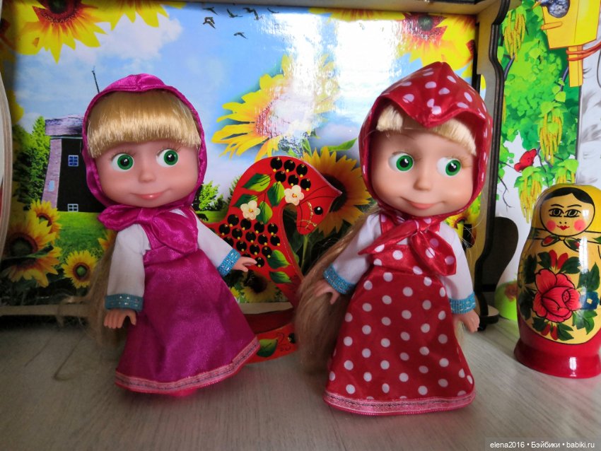 Машеньки — Куклы Маша и Медведь (Simba): Маша в кармашке (фото 2)