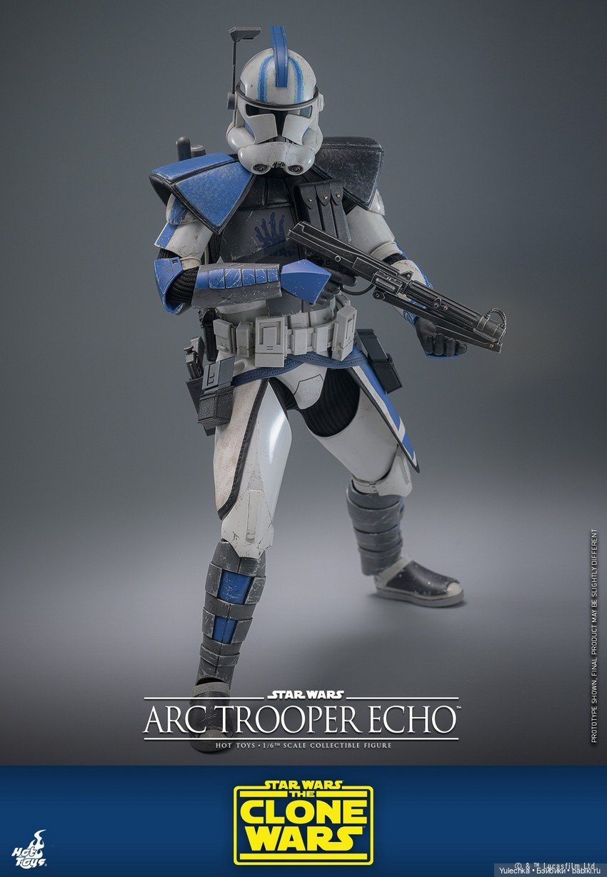 Hot Toys - фигуркf Штуромивка Эхо по мотивам «Звёздные войны: Войны клонов» (фото 6)
