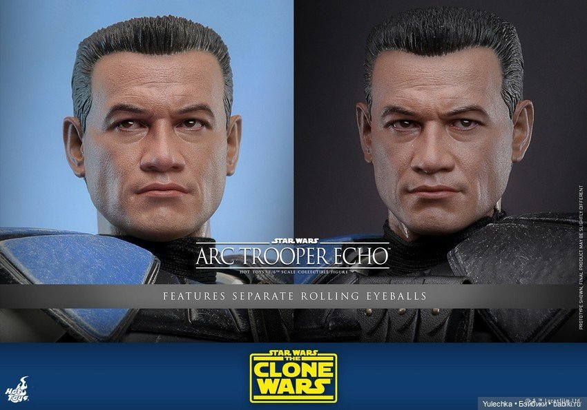 Hot Toys - фигуркf Штуромивка Эхо по мотивам «Звёздные войны: Войны клонов» (фото 3)