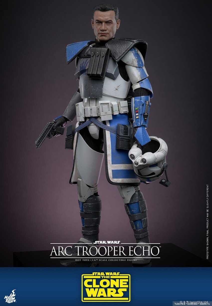 Hot Toys - фигуркf Штуромивка Эхо по мотивам «Звёздные войны: Войны клонов» (фото 7)