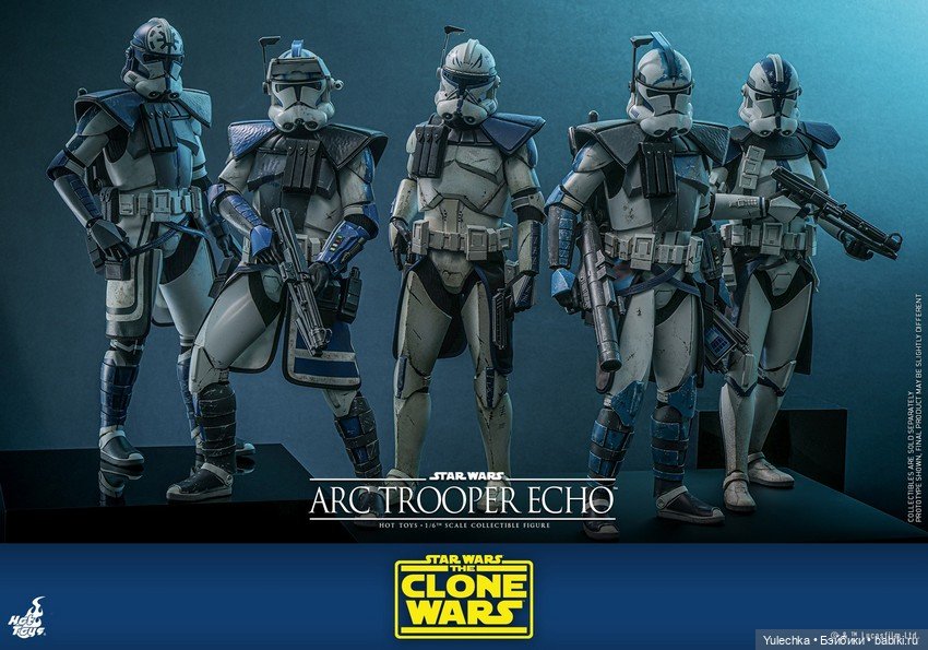Hot Toys - фигуркf Штуромивка Эхо по мотивам «Звёздные войны: Войны клонов» (фото 5)