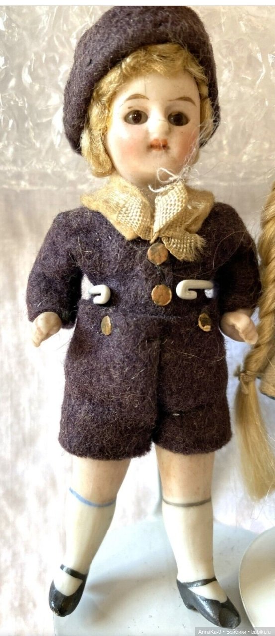 Antique All bisque Doll — Антикварные куклы Mignonette (Миньонетта): карманные