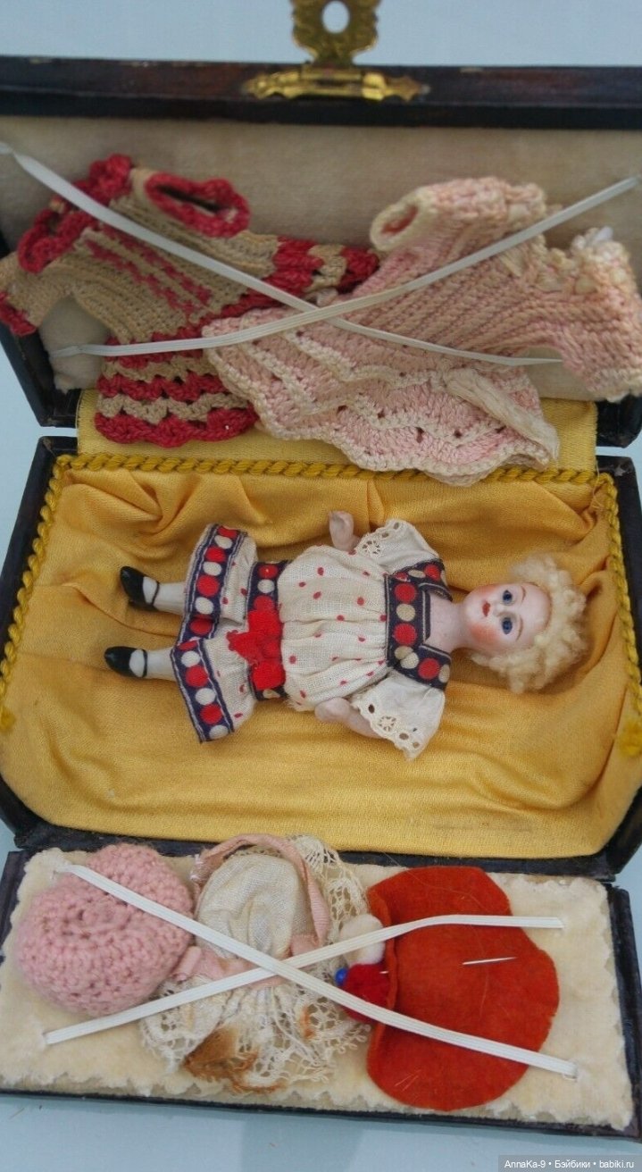 Antique All bisque Doll — Антикварные куклы Mignonette (Миньонетта): карманные
