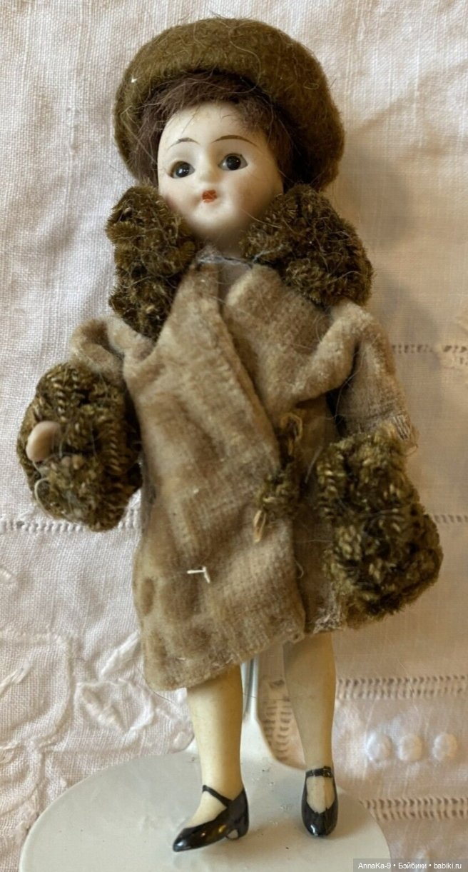 Antique All bisque Doll — Антикварные куклы Mignonette (Миньонетта): карманные