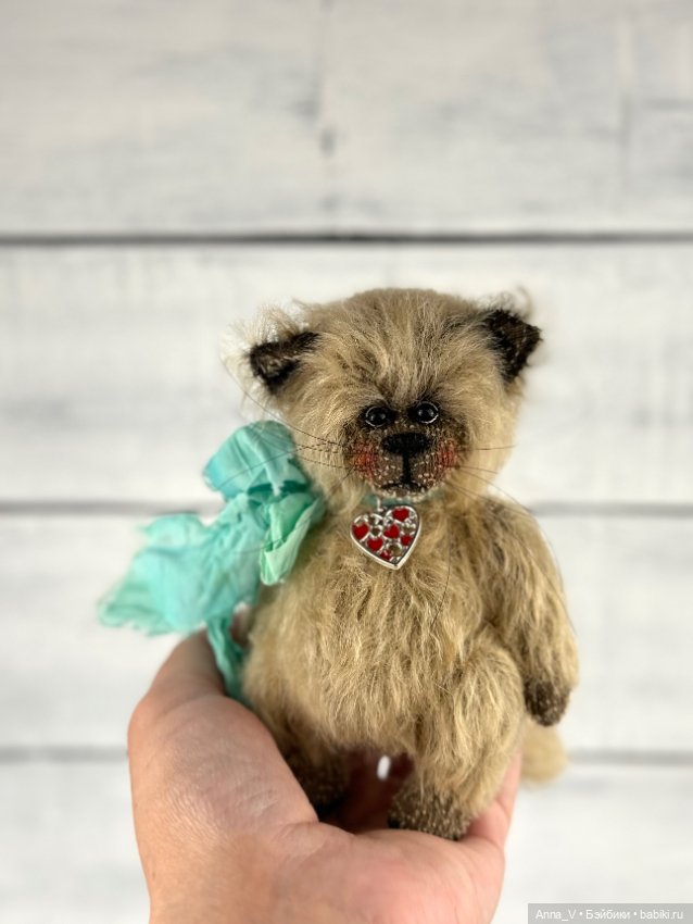 Тедди котик Барон — Авторские мишки Тедди и друзья: фото (фото 3)