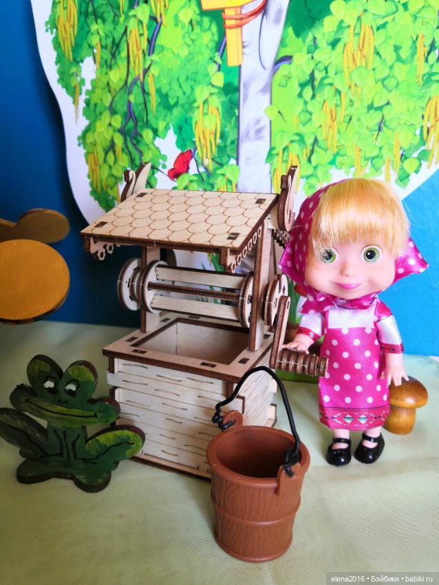 Машуля - малышка — Куклы Маша и Медведь (Simba): Маша в кармашке (фото 2)