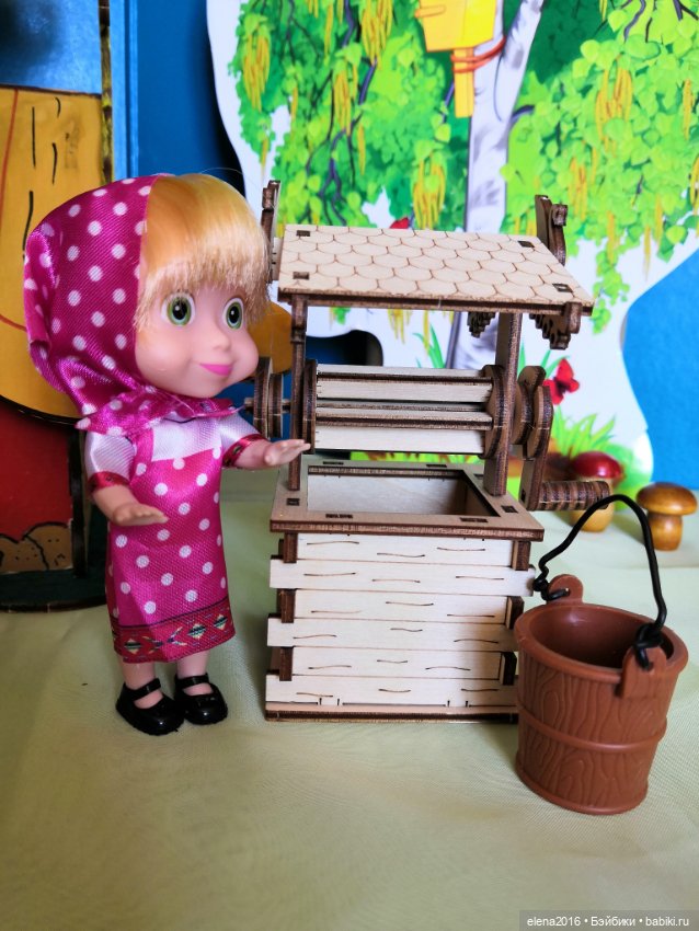 Машуля - малышка — Куклы Маша и Медведь (Simba): Маша в кармашке (фото 10)