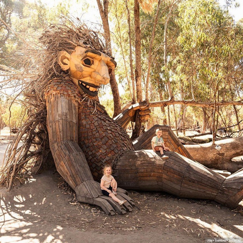 Тролли из дерева — Авторские куклы из дерева