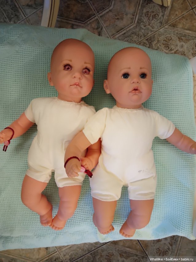 Новорожденные сестрички от Hildegard Gunzel для Gotz 2002 и 2007 (фото 5)