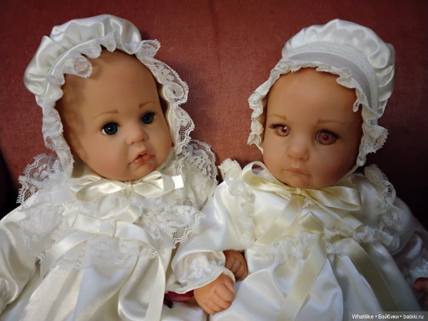 Новорожденные сестрички от Hildegard Gunzel для Gotz 2002 и 2007 (фото 10)