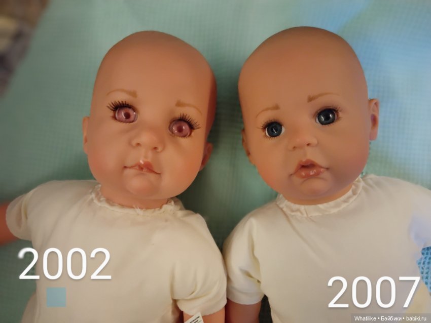 Новорожденные сестрички от Hildegard Gunzel для Gotz 2002 и 2007 (фото 6)