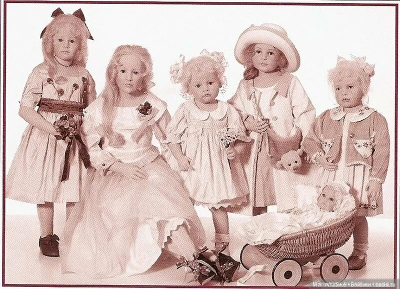 Новорожденные сестрички от Hildegard Gunzel для Gotz 2002 и 2007