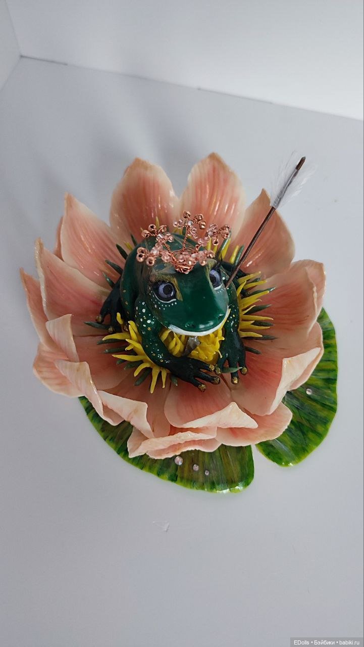 Царевна Лягушка — Лепка авторских игрушек и папье