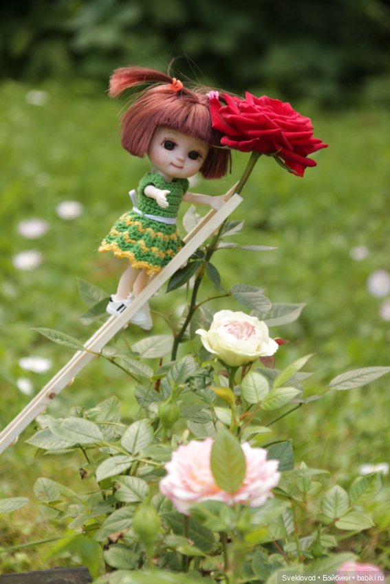 Бусинка на даче - 2 — Куклы Baboliy (Баболи (фото 2)