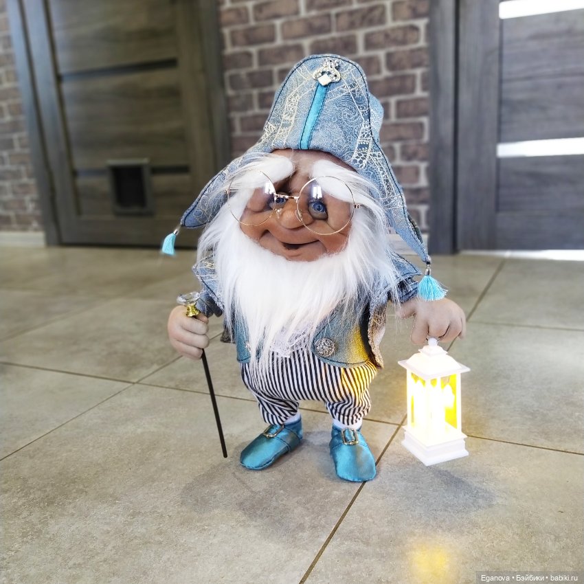 Гном аристократ 😄 — Куклы из капрона и чулочной техники: авторские игрушки (фото 2)