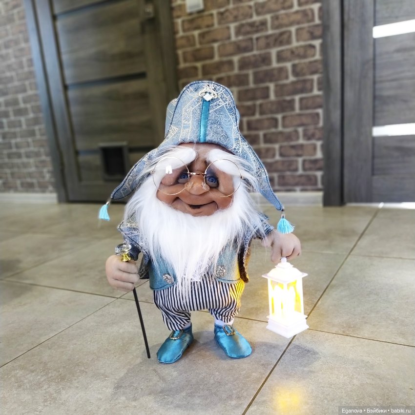 Гном аристократ 😄 — Куклы из капрона и чулочной техники: авторские игрушки (фото 3)