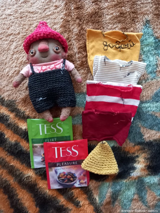 Террики. Кешью — Текстильные игрушки и примитивы: кофейные