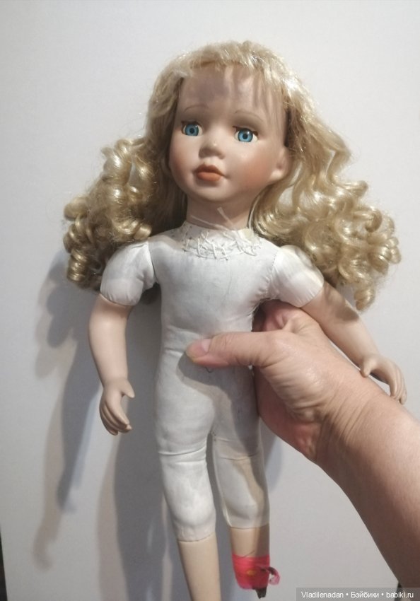 Капризы новой девочки — Ремонт и реставрация фарфоровых кукол: склейка (фото 2)
