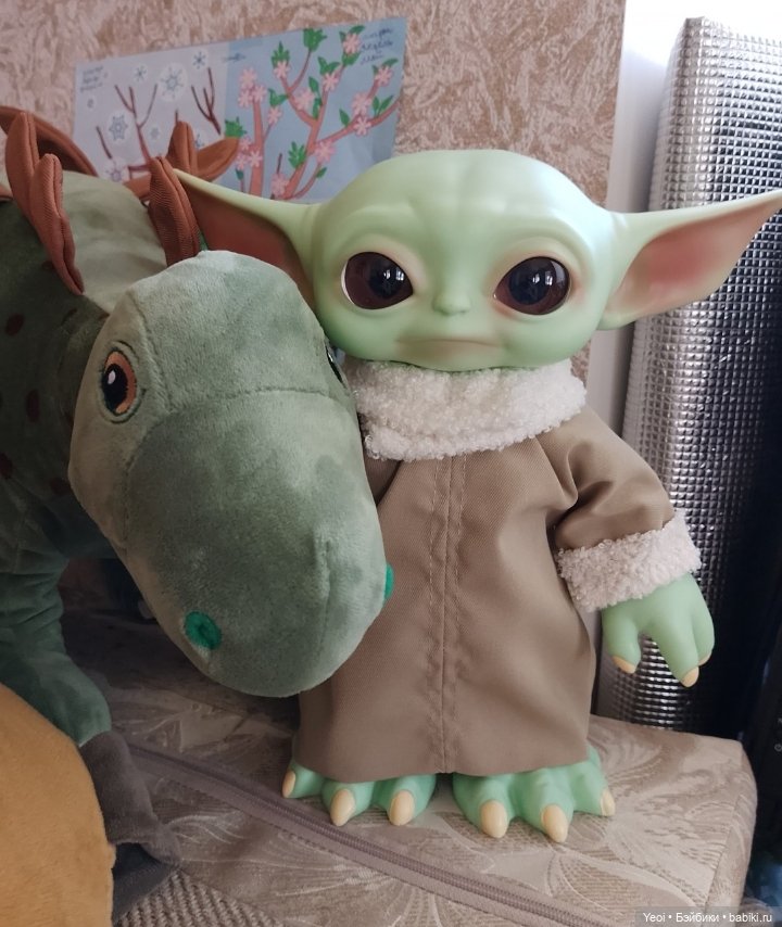 Большая подвижная фигурка Грогу (бейби Йода, малыш)