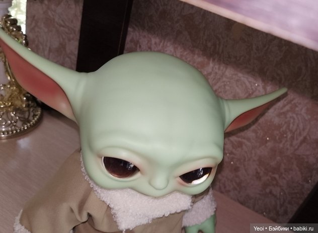 Большая подвижная фигурка Грогу (бейби Йода, малыш) (фото 8)