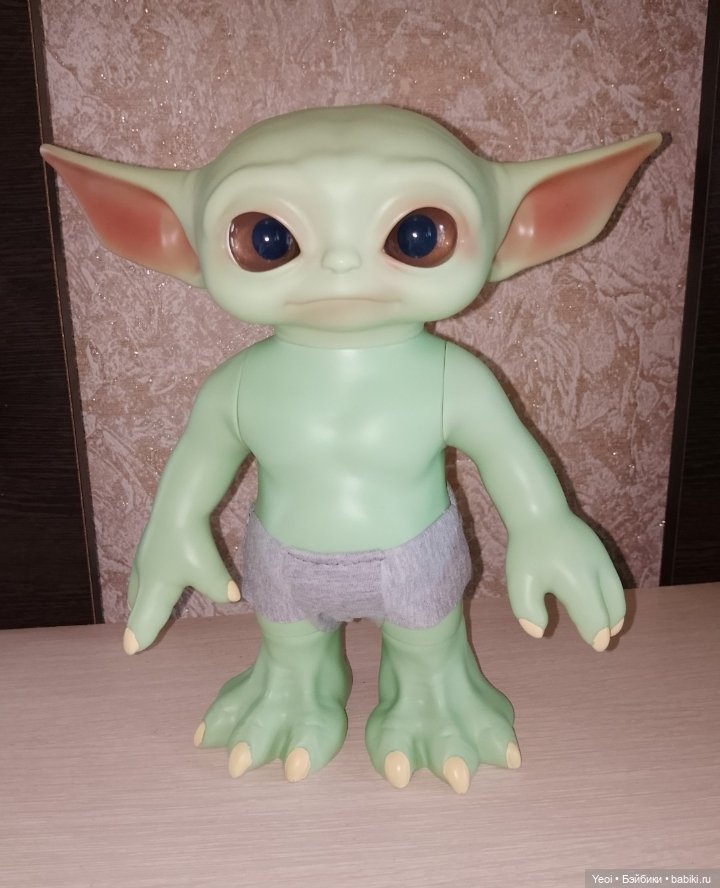 Большая подвижная фигурка Грогу (бейби Йода, малыш)