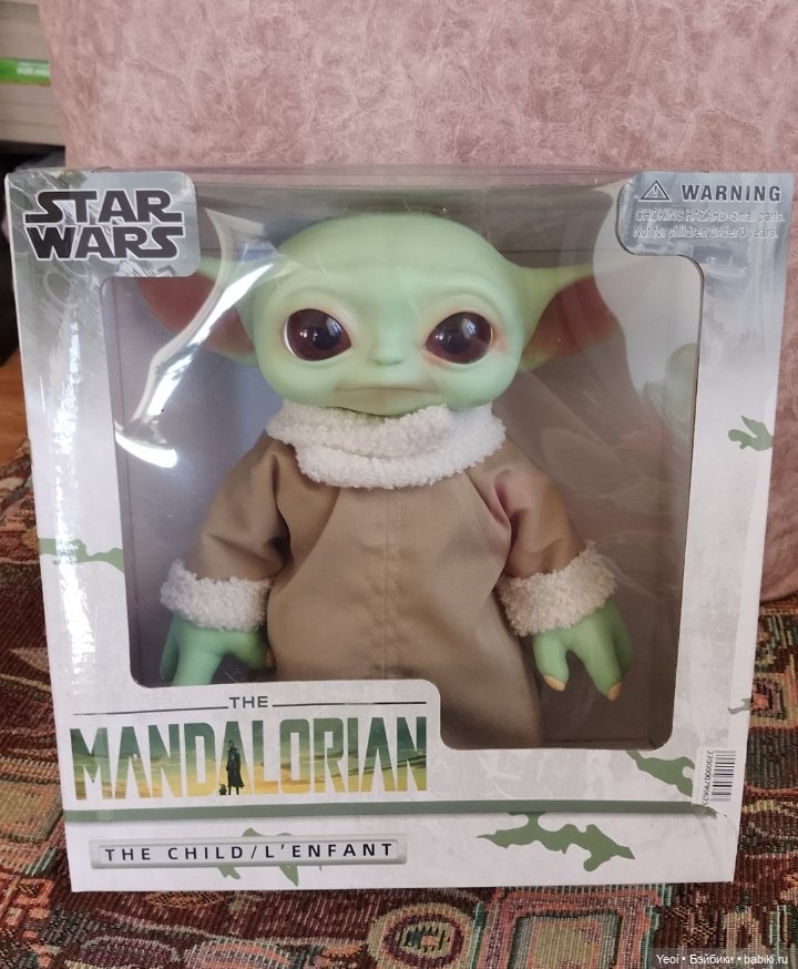 Большая подвижная фигурка Грогу (бейби Йода, малыш)