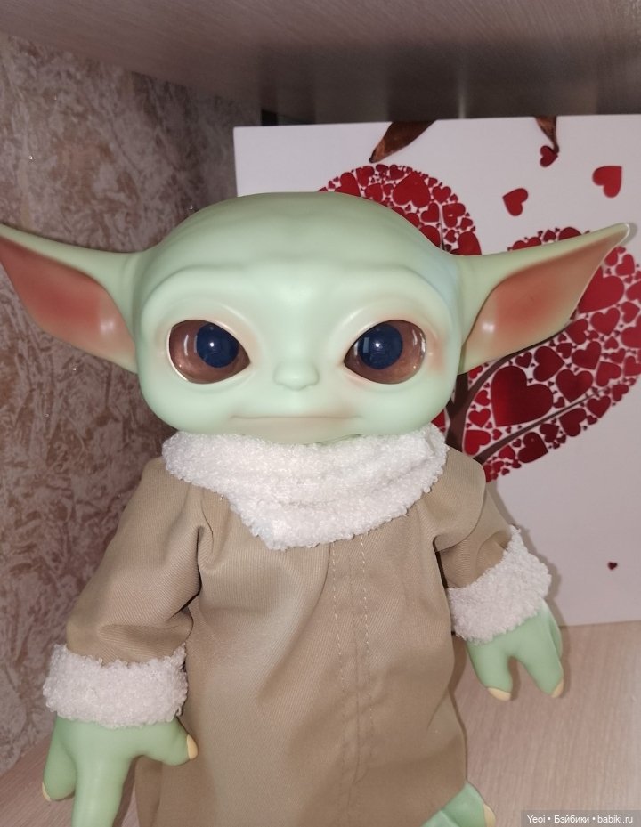 Большая подвижная фигурка Грогу (бейби Йода, малыш) (фото 6)