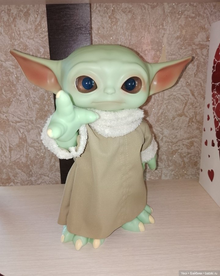 Большая подвижная фигурка Грогу (бейби Йода, малыш) (фото 4)
