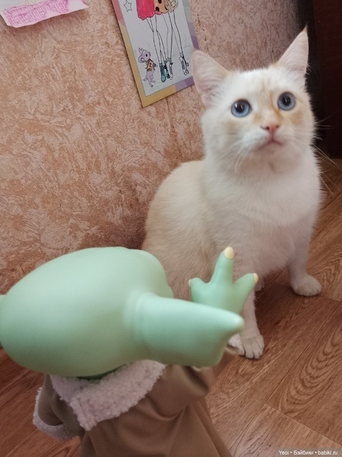 Большая подвижная фигурка Грогу (бейби Йода, малыш)