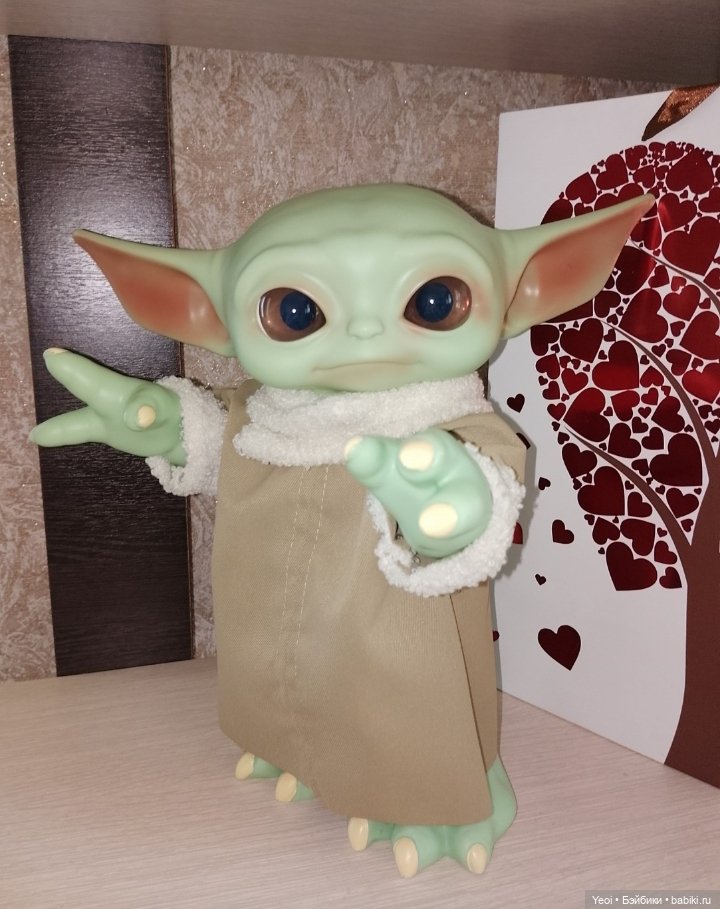 Большая подвижная фигурка Грогу (бейби Йода, малыш) (фото 5)
