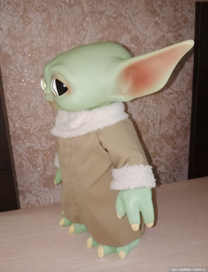 Большая подвижная фигурка Грогу (бейби Йода, малыш) (фото 9)