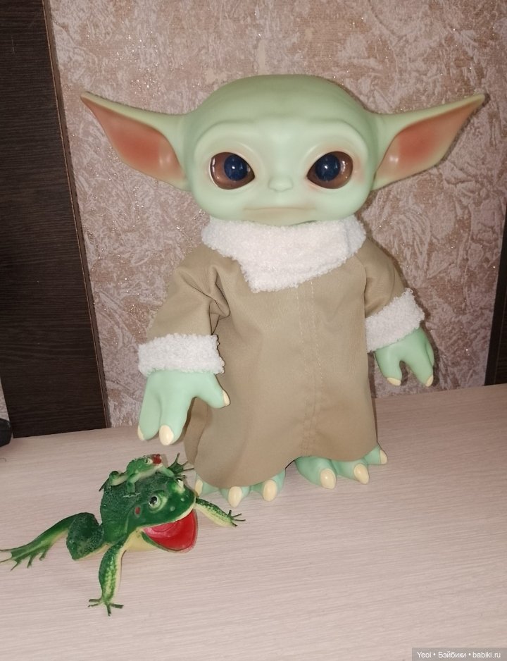 Большая подвижная фигурка Грогу (бейби Йода, малыш)