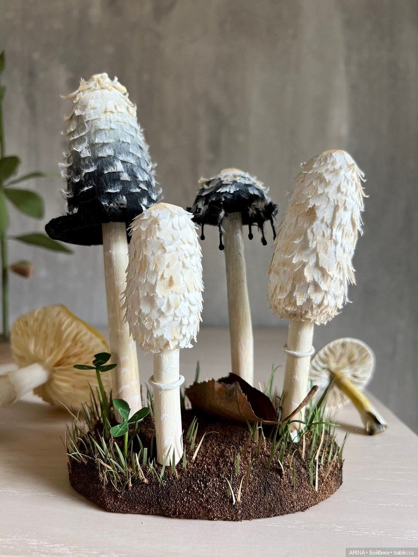 Бумажные грибы от Ann Wood (фото 9)
