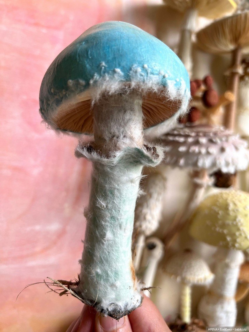 Бумажные грибы от Ann Wood (фото 3)