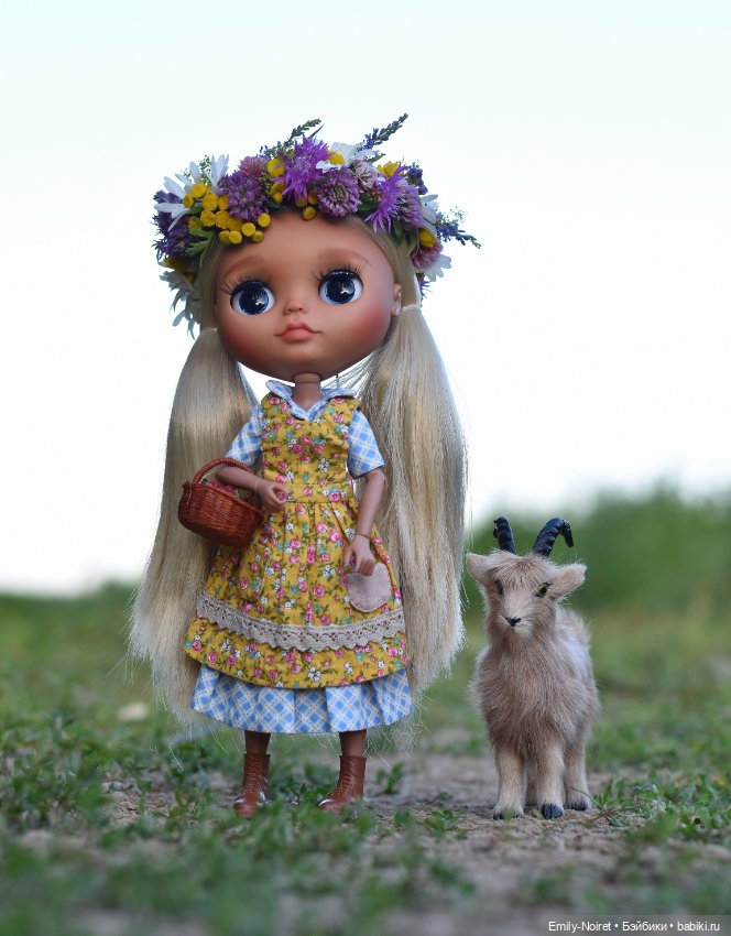 Нелли и козлик — Куклы Blythe (Блайз) ООАК: кастом (фото 4)