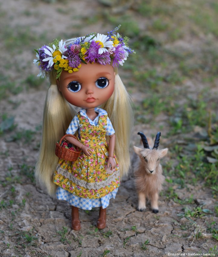 Нелли и козлик — Куклы Blythe (Блайз) ООАК: кастом (фото 5)