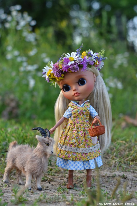 Нелли и козлик — Куклы Blythe (Блайз) ООАК: кастом (фото 7)