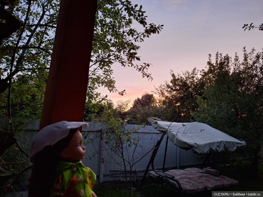 Светочка любуется закатом (фото 2)