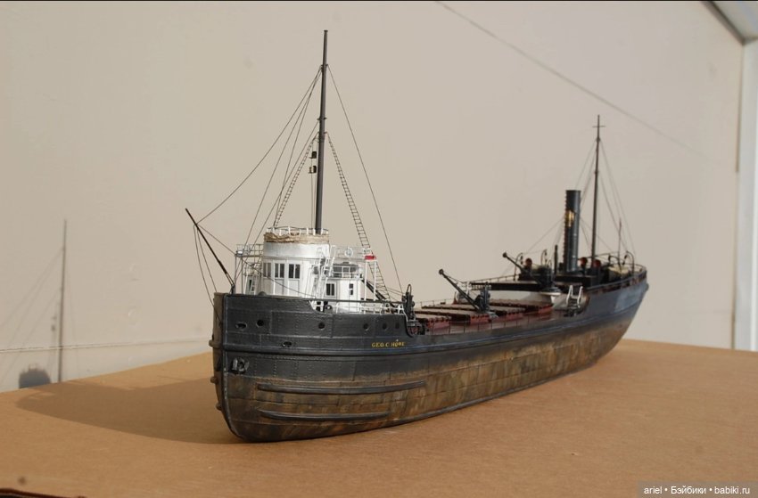 Диорама парохода Geo от мастера Кирка Браста (фото 4)