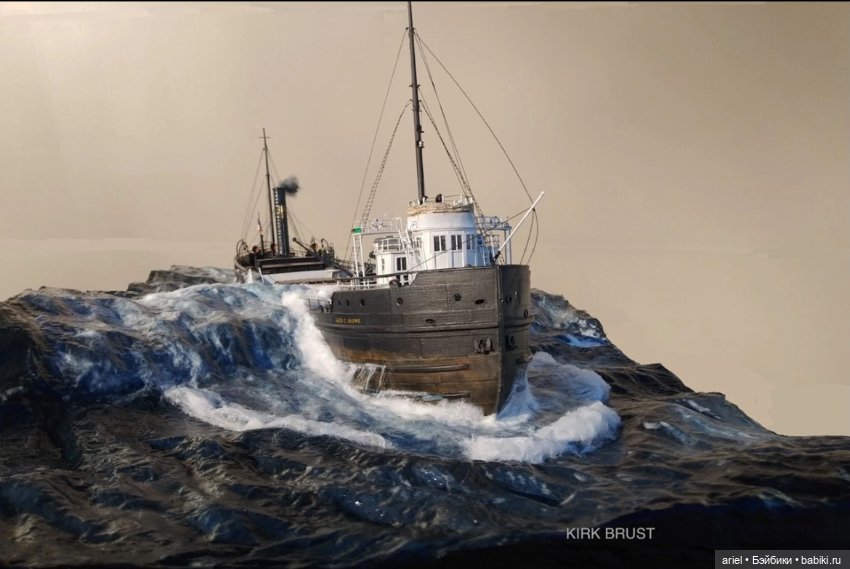 Диорама парохода Geo от мастера Кирка Браста (фото 2)