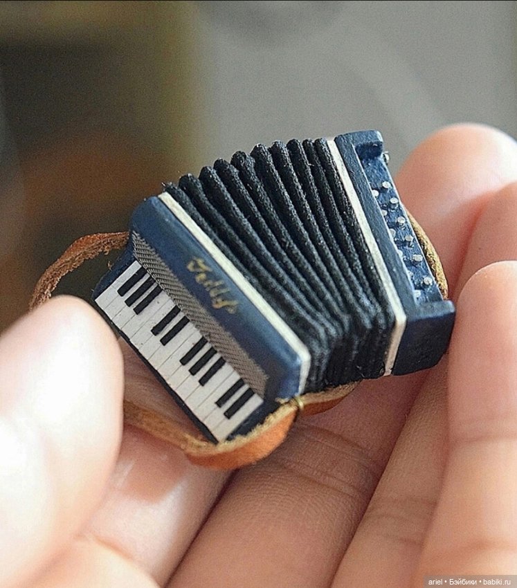 Небольшой мастер-класс по созданию миниатюрного аккордеона (фото 10)