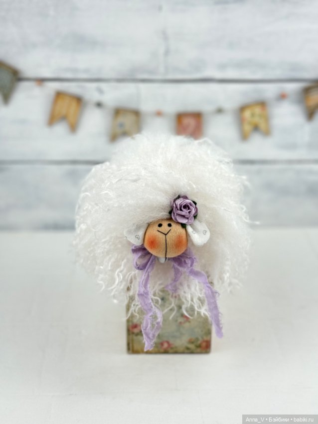 Овечка Долли — Текстильные игрушки и примитивы: кофейные (фото 2)