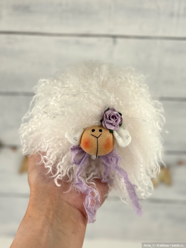 Овечка Долли — Текстильные игрушки и примитивы: кофейные